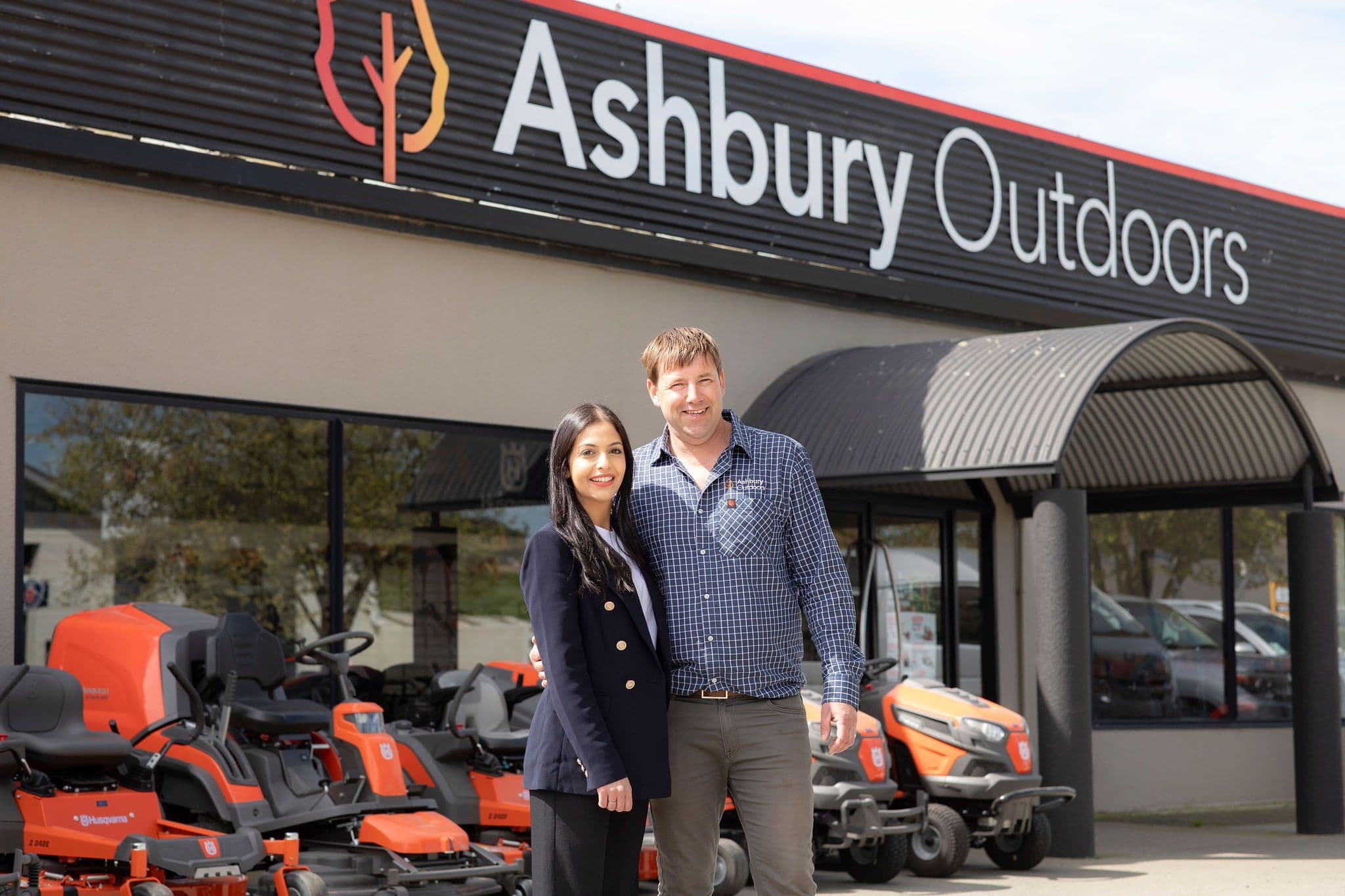 Store Owners in front of store